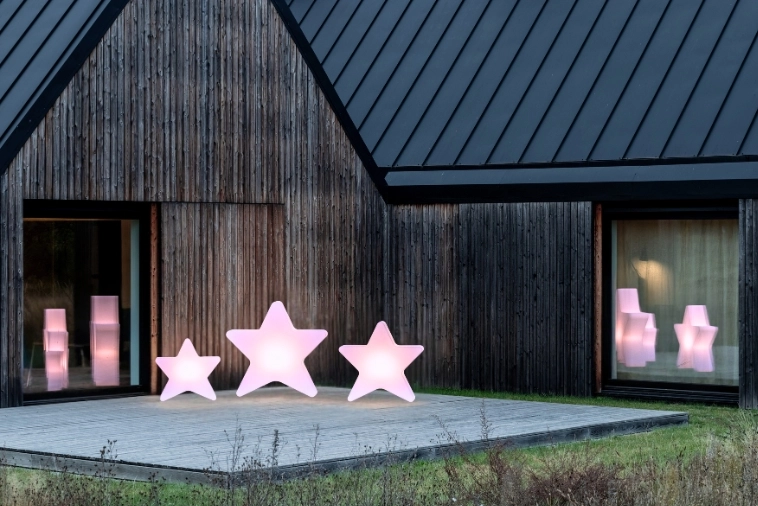 Nowoczesne gwiazdy LED Monumo